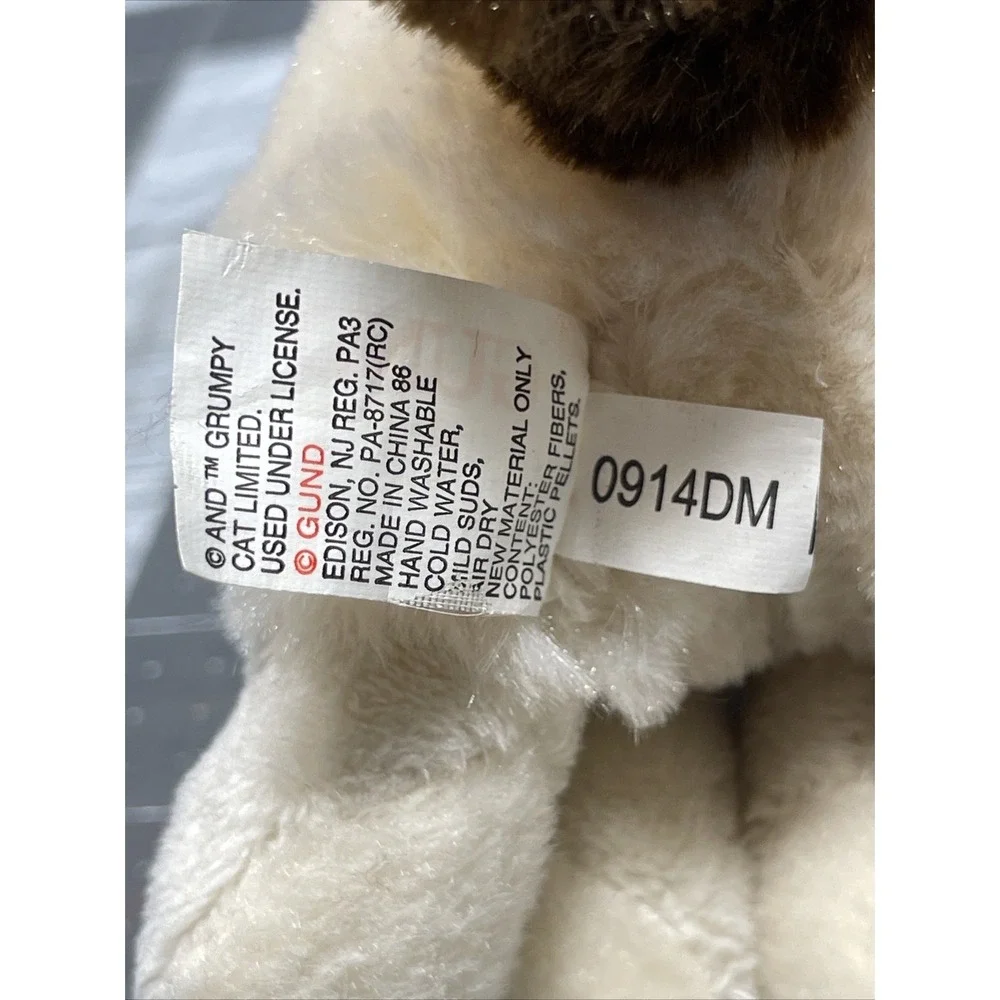 Gund Grumpy Cat Plush Tan‎ Brown Blue Eyes #4046082 Stuffed Animal 6